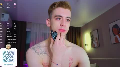 Hi Im Adam Glad to see u here 3 And its my first day online show from January 8, 12:17 am