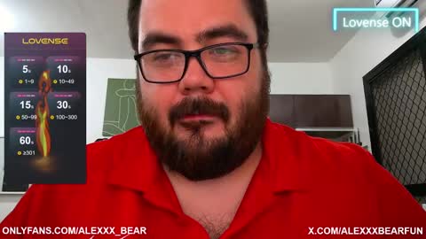 alexxxbear online show from February 26, 1:22 pm