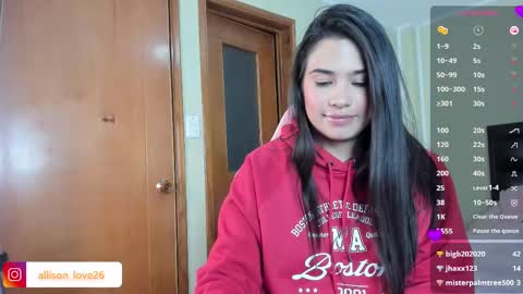 allison online show from February 14, 8:21 am