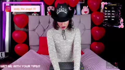 andy angel online show from February 15, 1:05 pm