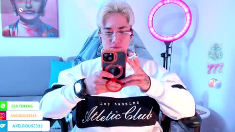 Axel Rouse online show from April 12, 10:03 pm