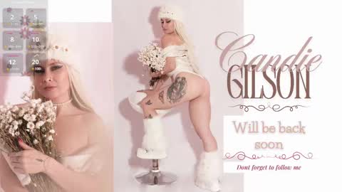 Snapshot of candiegilson__ chatting on February 23, 6:01 pm Candie  online show from February 23, 6:01 pm