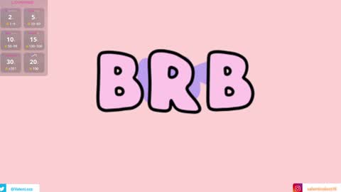 Valentina  online show from January 1, 1:58 am