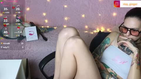 Snapshot of ginger_stay chatting on February 12, 1:30 am Ginger online show from February 12, 1:30 am