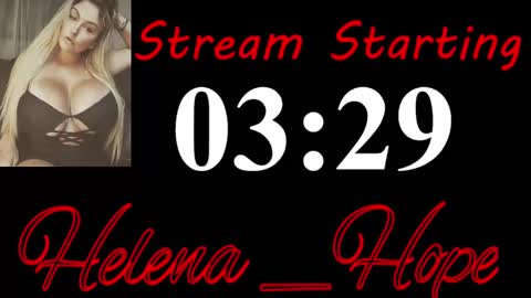 Helena Hope online show from September 22, 7:23 am