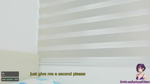 Snapshot of larissa_kitten chatting on October 10, 11:38 am Larissa  online show from October 10, 11:38 am