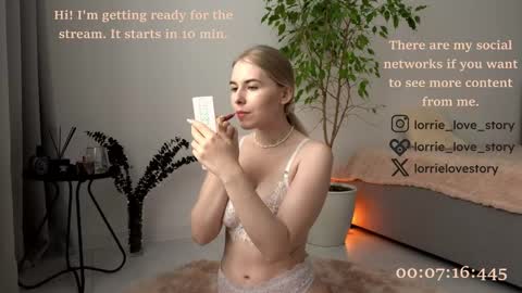 Snapshot of lorrie_love_story chatting on January 11, 1:01 pm Lorrie online show from January 11, 1:01 pm