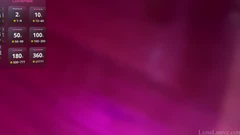 Luna Luuvz online show from April 13, 7:01 am