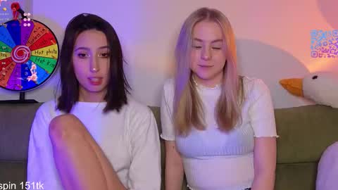 MilaBlack and  StacyBlonde Today unboxing Lovens OMG online show from February 26, 9:51 pm