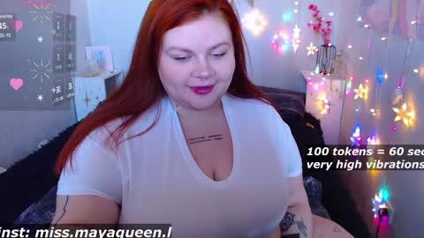 Snapshot of missmayaqueen chatting on March 9, 10:19 am Maya online show from March 9, 10:19 am