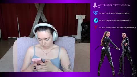 Mistress June online show from March 4, 7:00 pm