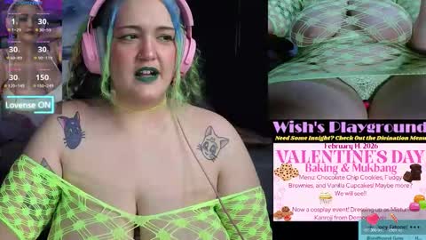 Wishs Playground online show from February 6, 6:32 pm