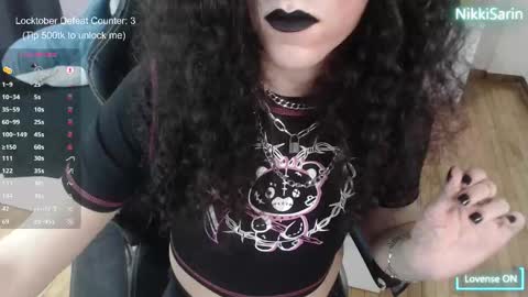 NikkiSarin online show from October 27, 5:40 am
