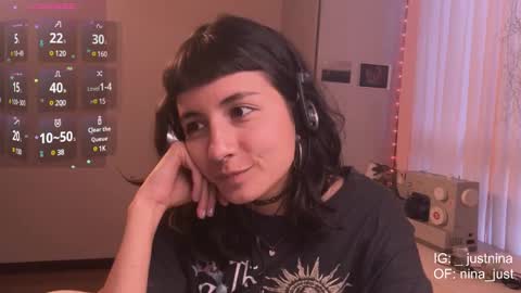 Nina.  online show from March 8, 9:51 pm