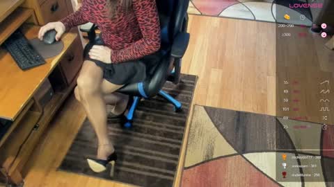 Snapshot of nylon_mistress chatting on January 12, 9:19 pm Miss Nylon online show from January 12, 9:19 pm