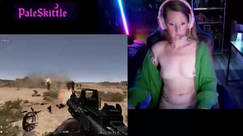 Snapshot of paleskittle chatting on October 2, 2:21 am Pale Skittle online show from October 2, 2:21 am