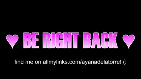 Ayana Delatorre online show from May 21, 10:27 pm