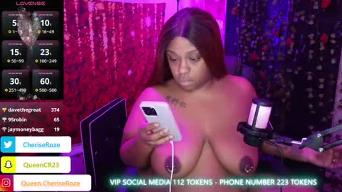 Queen Cherise Roze online show from November 30, 3:13 am