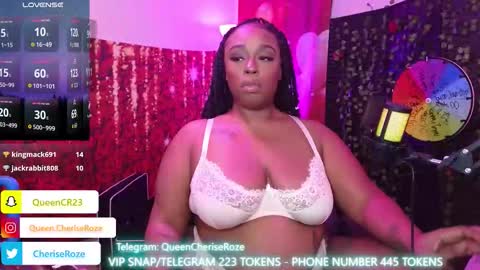 Queen Cherise Roze online show from November 6, 8:34 pm