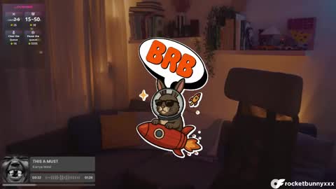 Rocket Bunny online show from April 19, 9:50 pm