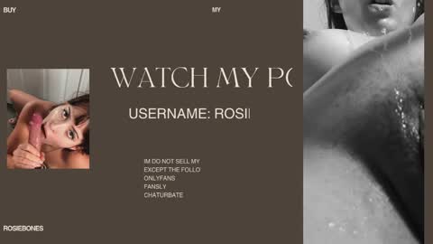 Rosie Bones online show from May 14, 10:52 pm