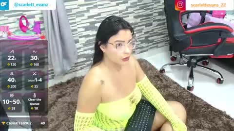 Scarlett Evans online show from March 18, 1:22 am