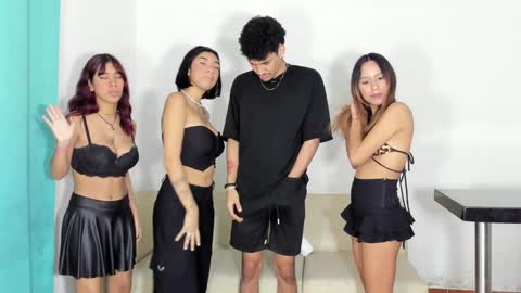 black hair GIORGIA --  redhair RILEY -brown hair APRIL online show from December 5, 7:43 am