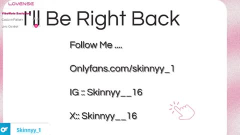 Skinnyy   online show from April 11, 6:07 am