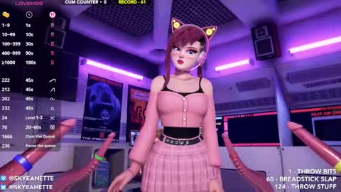 SkyeAnette online show from February 21, 2:14 am