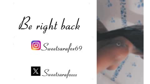Snapshot of sweetsarafoxxx chatting on February 10, 9:58 pm Sara Sofia   Libra     online show from February 10, 9:58 pm