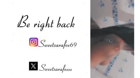 Snapshot of sweetsarafoxxx chatting on February 1, 4:03 am Sara Sofia   Libra     online show from February 1, 4:03 am