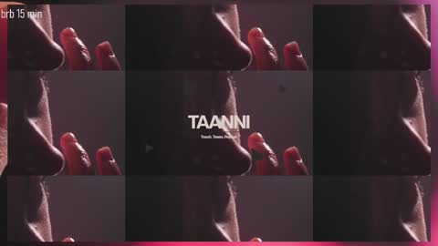 TAANNI online show from November 9, 11:40 pm