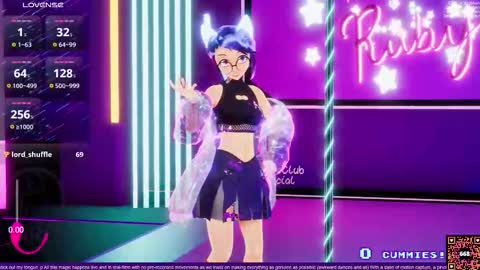 Vex Ruby online show from January 18, 1:14 am